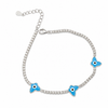 Butterfly Charm Tennis Bracelet – 925 Sterling Silver