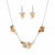 Golden Meadow Necklace Set – 925 Sterling Silver