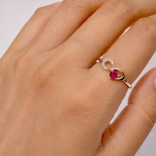 Infinity Charm Ring