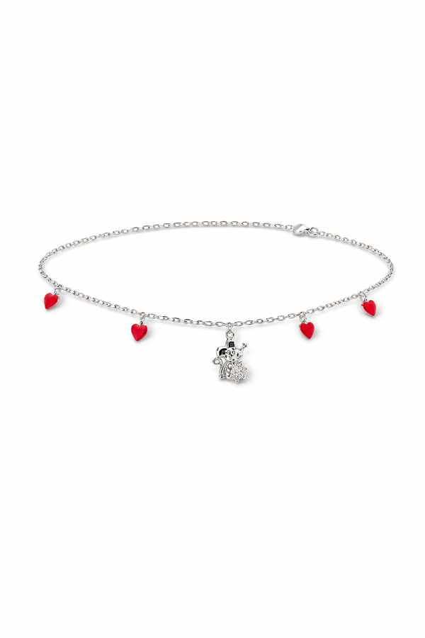 Sweetheart Teddy Charm 925 sterling silver Bracelet