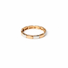 Dual tone band ring