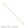 Celestial Diamond Bracelet in Luxe Gold Finish