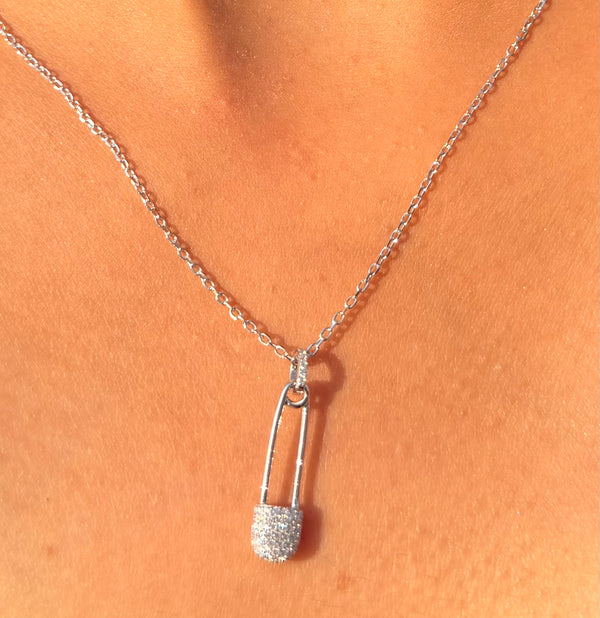 Pinned With Love 925 Silver Necklace