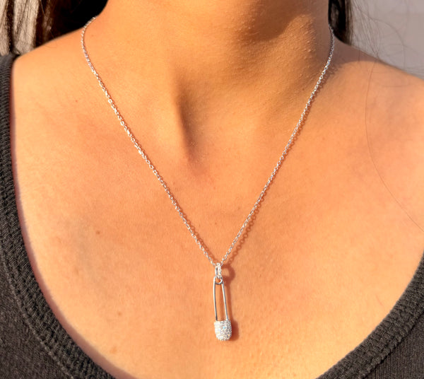 Pinned With Love 925 Silver Necklace