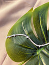 Mini Heart Accent Tennis Bracelet (925 silver bracelet)