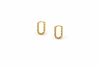 Mini oval hoops