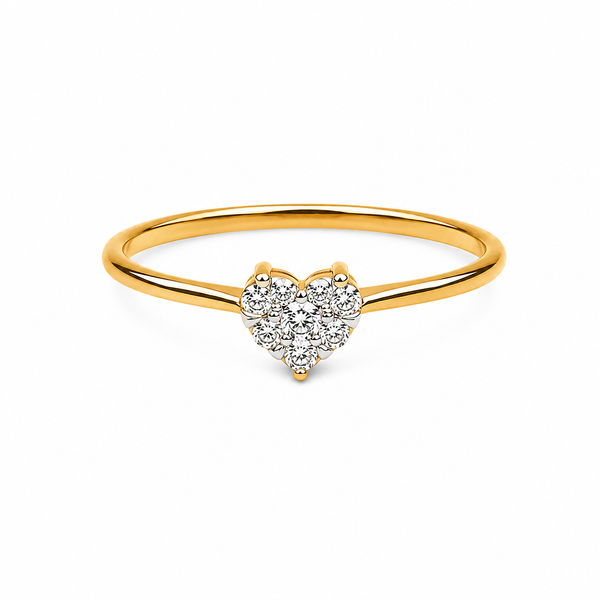 Signature heart ring