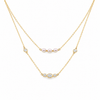 Pearl layered necklace