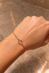 Clover charm bracelet