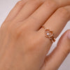 Rosé Heart Whisper Ring