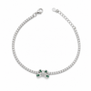 Regal Bow Tennis Bracelet- 925 sterling silver