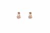Oval drop studs