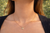 Twin leaf pendant set