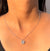 Frosted Heart 925 Silver Necklace