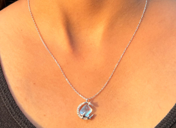 Celeste Glow 925 Sterling Silver Necklace
