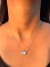 Baby bunny 925 silver necklace