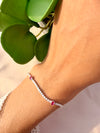 Blush Spark Tennis Bracelet (925 sterling silver)