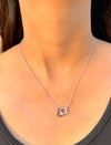 Framed in your Heart 925 Silver Necklace