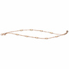 Dual chain pearl bracelet