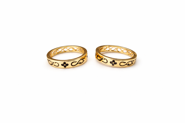 Flora band hoops.