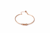 Linear luxe bangle