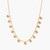 Dainty Gold Beaded Chain Necklace