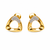 Open triangle studs