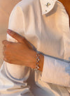 Interlinked Heart Circle Bracelet (925 Silver)